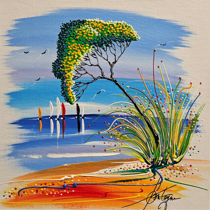 Painting Bonnes vacances  by Fonteyne David | Painting Figurative Acrylic