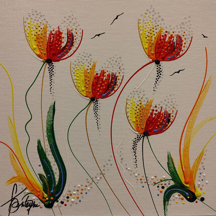 Painting Précieuse espérance by Fonteyne David | Painting Figurative Acrylic
