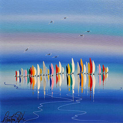 Painting Calme et douceur by Fonteyne David | Painting Figurative Acrylic