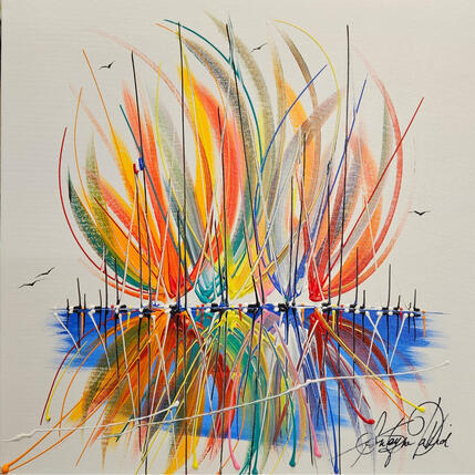 Painting Les généreuses voiles  by Fonteyne David | Painting Figurative Acrylic