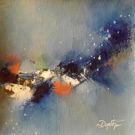 Pintura Chuchoter por Dupetitpré Roselyne | Pintura