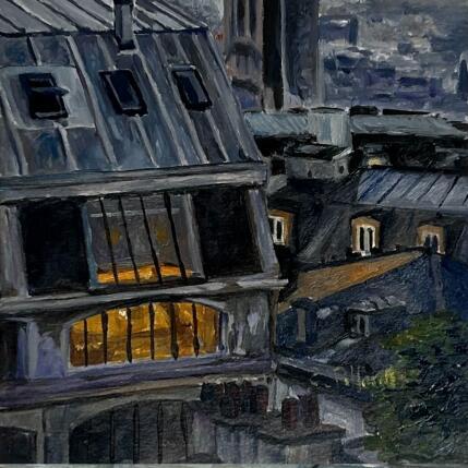 Painting Toits de Paris #3 by Piffard Cédric | Painting