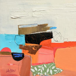 Painting Jour et nuit by Lau Blou | Painting