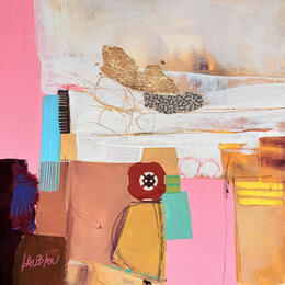 Pintura L'enfant caché por Lau Blou | Pintura