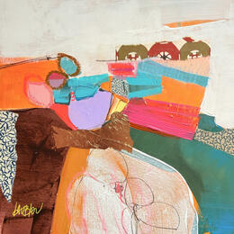 Pintura Les racines de nos couleurs por Lau Blou | Pintura