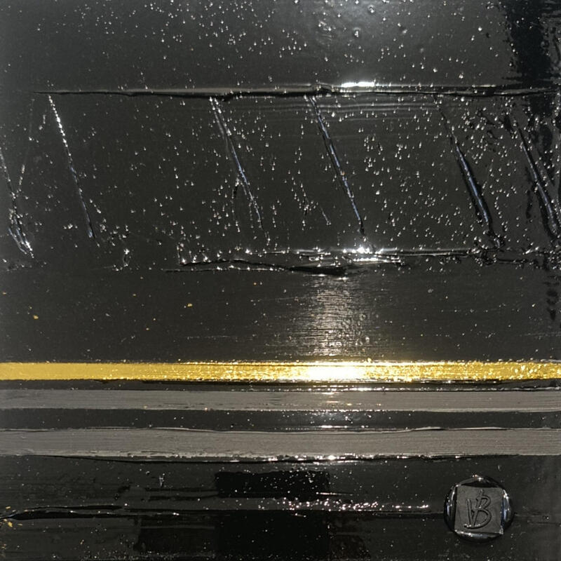 Painting Avila by Bauquel Véronique | Painting Abstract Minimalist