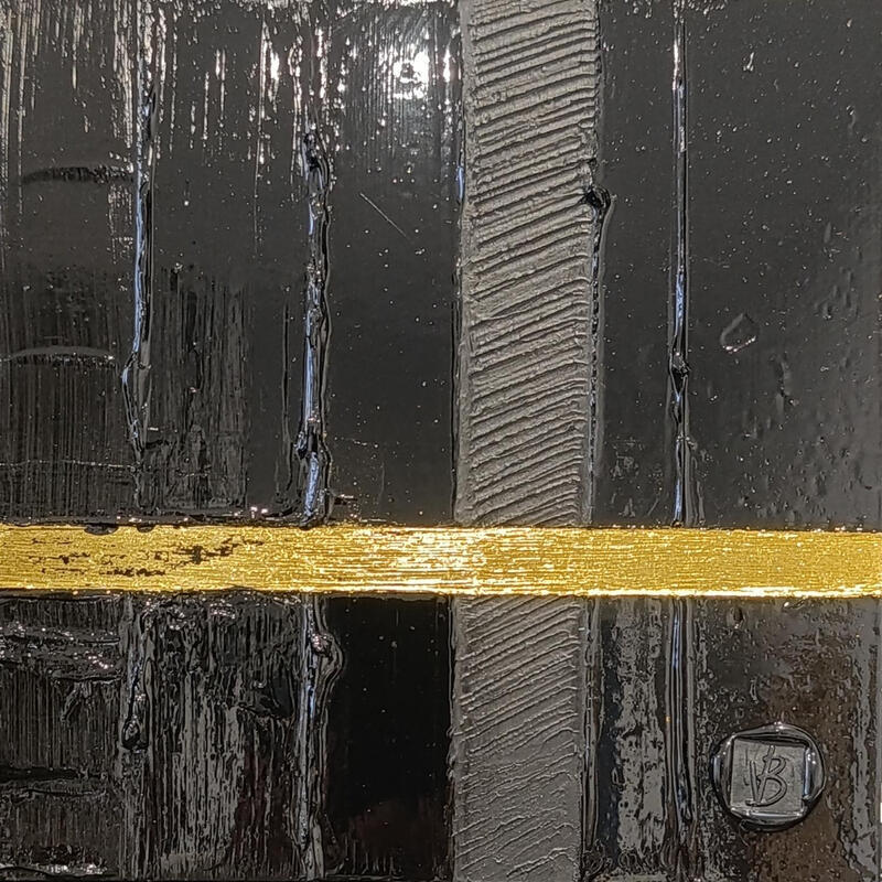 Painting Sherpa by Bauquel Véronique | Painting Abstract Minimalist