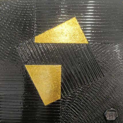 Peinture Blow par Bauquel Véronique | Tableau Abstrait Minimaliste