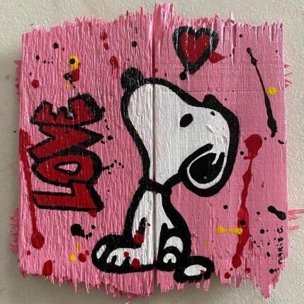 Pintura LOVE por Marie G.  | Pintura Pop art Acrílico, Madera Iconos pop