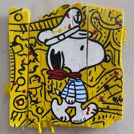 Pintura Snoopy marin por Marie G.  | Pintura Pop art Acrílico, Madera Iconos pop