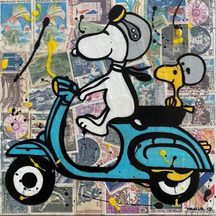 Pintura Dolce vita por Marie G.  | Pintura Pop art Acrílico, Collage, Madera Iconos pop