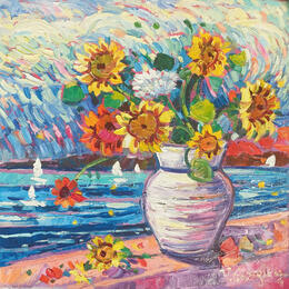 Peinture F4 No Name 10001-21516-20260205-13 par Georgieva Vanya | Tableau Figuratif Huile Paysages