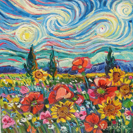 Painting F4 No Name 10001-21516-20260205-14 by Georgieva Vanya | Painting Figurative Oil Landscapes