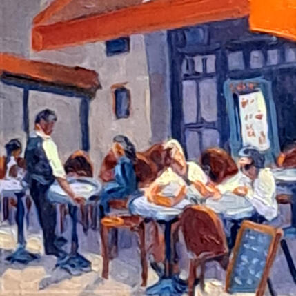 Peinture Conversation par Aliamus Béatrice | Tableau