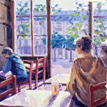 Peinture L'attente par Aliamus Béatrice | Tableau