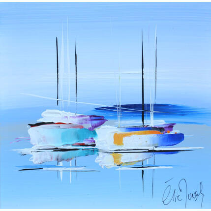 Peinture BELLES COULEURS par Munsch Eric | Tableau Figuratif Acrylique, Huile Marine