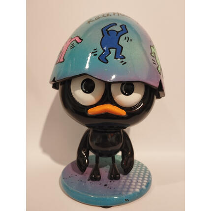 Sculpture P'tit Cali HARING par Le Marquis | Sculpture