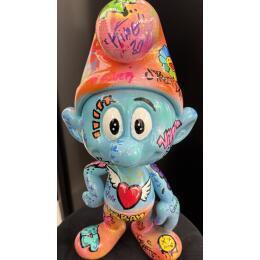 Sculpture schtroumpf vandal by So Moon | Sculpture