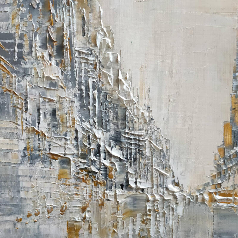 Painting Relief calcaire by Levesque Emmanuelle | Painting Oil