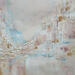 Peinture Ocre et bleu par Levesque Emmanuelle | Tableau Huile