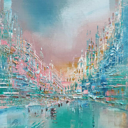 Painting Ambiance pastel by Levesque Emmanuelle | Painting  Oil Pop icons