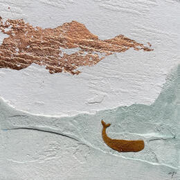 Painting MARZO by Roma Gaia | Painting Subject matter Acrylic, Sand Minimalist