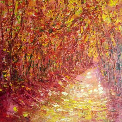 Painting Promenade cachée by Levesque Emmanuelle | Painting  Oil