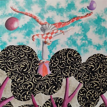 Painting Io si che mi diverto by Nai | Painting Surrealism Acrylic Life style