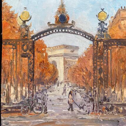 Pintura Le portail du parc Monceau por Dontu Grigore | Pintura Figurativo Aceite Iconos pop, Urbano