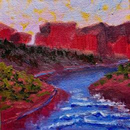 Painting F1 Rapids 202-21575-20260208-1 by O'Donnell Karen | Painting
