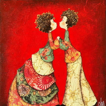 Pintura Giulia et Octave por Blais Delphine | Pintura