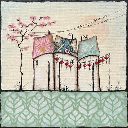 Pintura Douce brise por Blais Delphine | Pintura