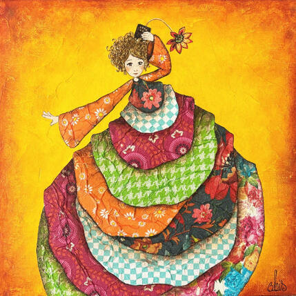 Painting Jeannette by Blais Delphine | Painting