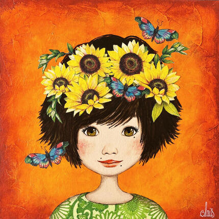 Painting Juliette by Blais Delphine | Painting