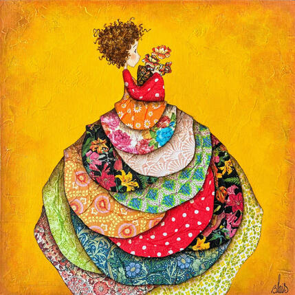 Painting Octavia by Blais Delphine | Painting