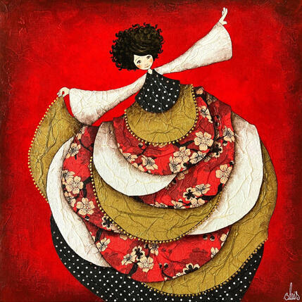 Painting Hanaé by Blais Delphine | Painting