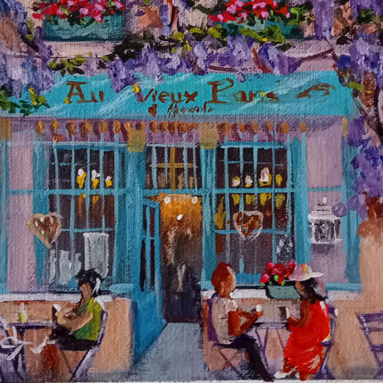 Pintura Petite pause au Paris por Degabriel Véronique | Pintura