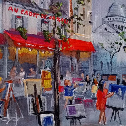 Pintura Place du Tertre à Paris  por Degabriel Véronique | Pintura
