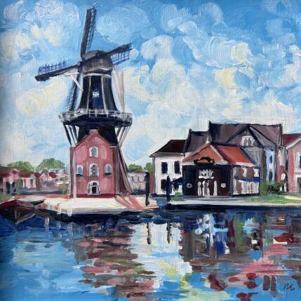 Painting Poldermolen by Maja Anna Chris | Painting
