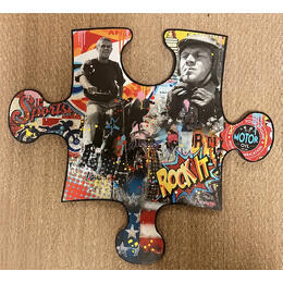 Sculpture Rock it steeve by Novarino Fabien | Sculpture Pop-art Pop icons