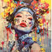 Peinture YOKO par Novarino Fabien | Tableau Pop-art Icones Pop