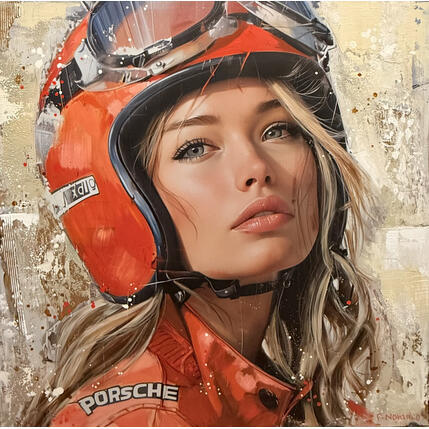 Painting Porsche team by Novarino Fabien | Painting Pop-art Pop icons