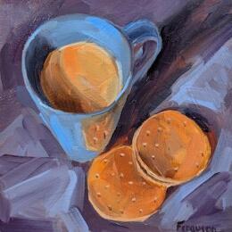 Painting Le Goût du Matin by Ferguson Danielle | Painting