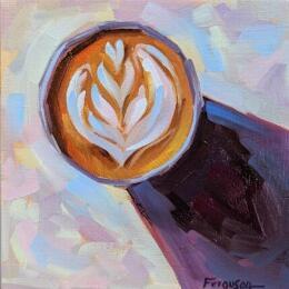 Painting L'Art en Gobelet  by Ferguson Danielle | Painting