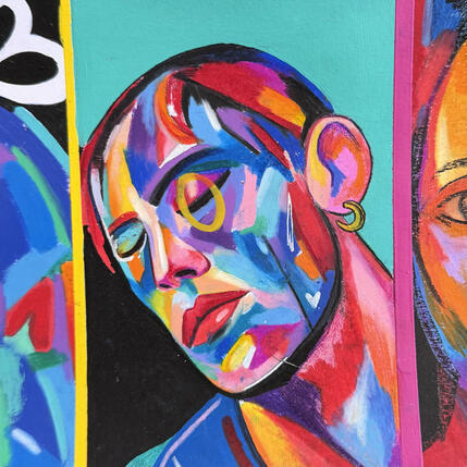 Gemälde Le défilé* von Crown* | Gemälde