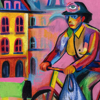 Gemälde Rouler en ville* von Crown* | Gemälde