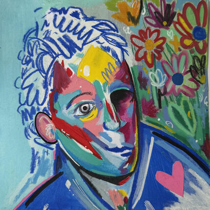 Gemälde Le jardin* von Crown* | Gemälde