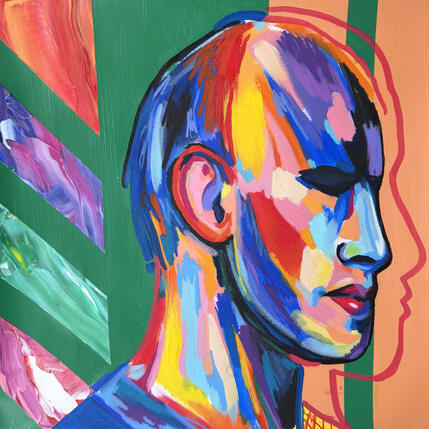 Gemälde Profil* von Crown* | Gemälde