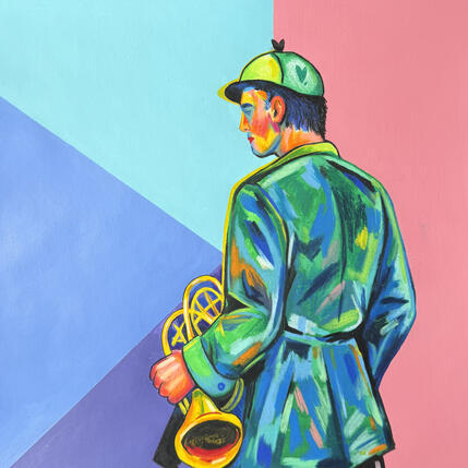 Gemälde Avant le show* von Crown* | Gemälde