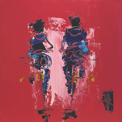 Peinture Passion par Raffin Christian | Tableau Figuratif Huile Scènes de vie